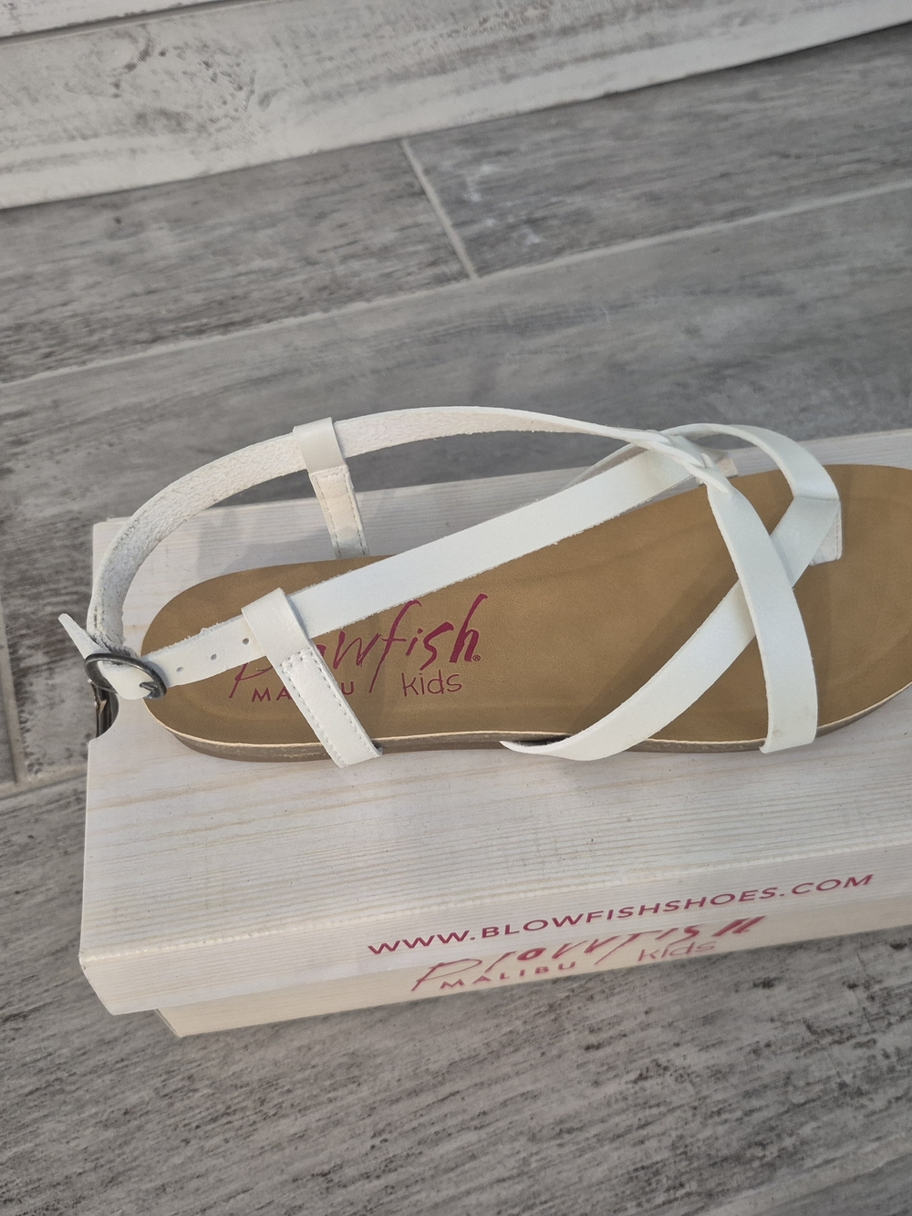 Blowfish Girl’s White Strappy Sandal